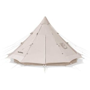 Glamping tipi telt - Large - Beige